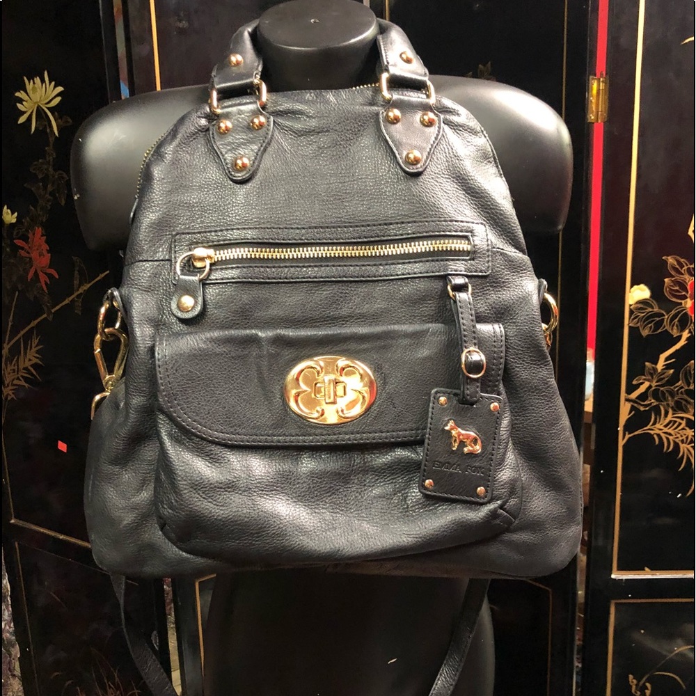 Gorgeous EMMA FOX Leather Handbag! Like NEW!